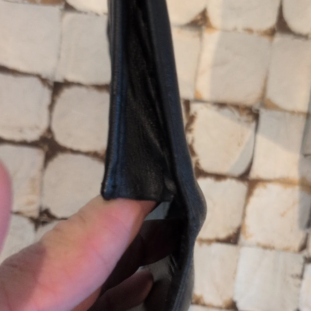 Tumi Black Leather Card Holder